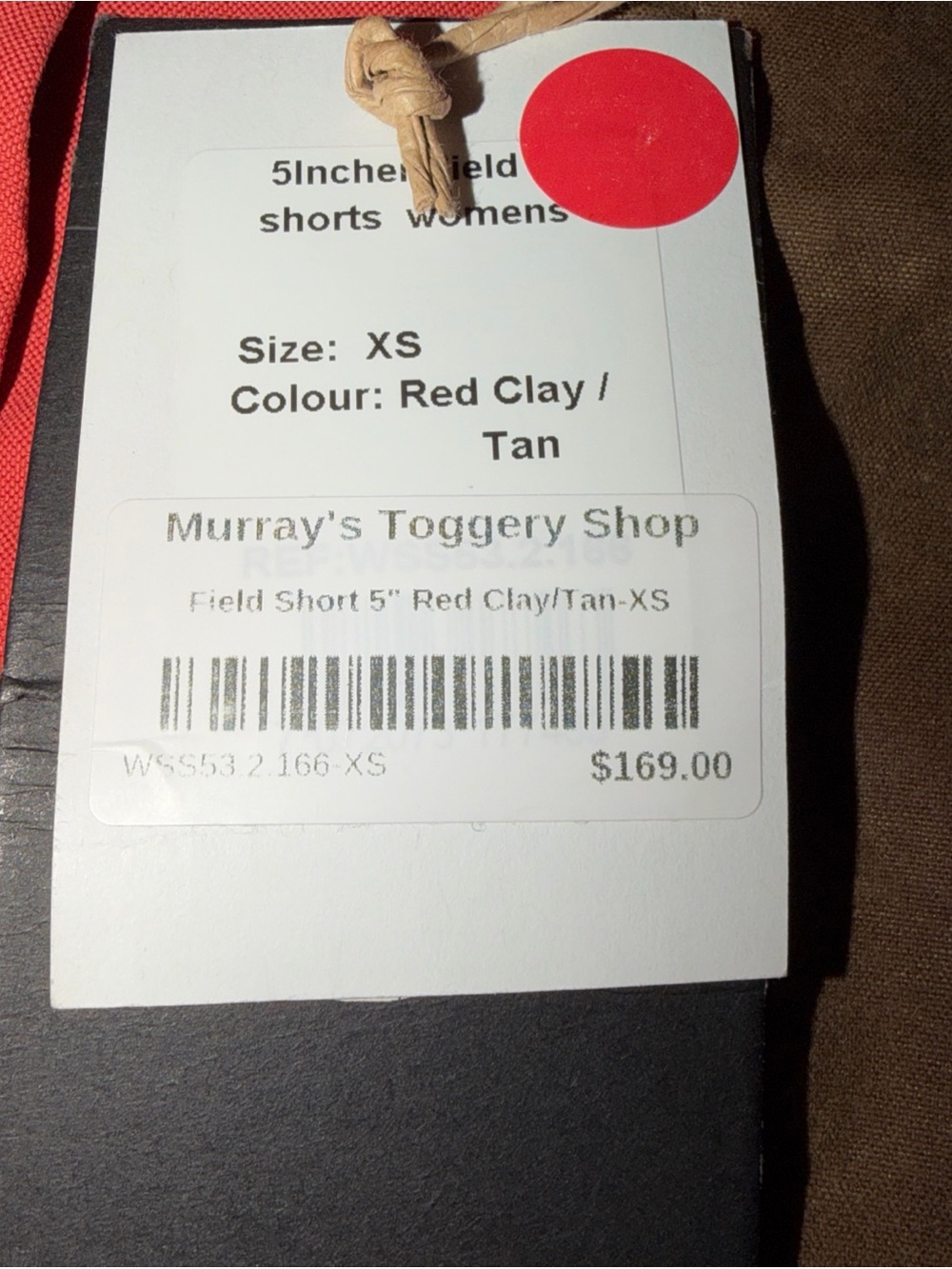 AMUNDSEN 5INCHER FIELD SHORTS WOMENS RED CLAY TAN NWT SZ XS - Picture 10 of 11